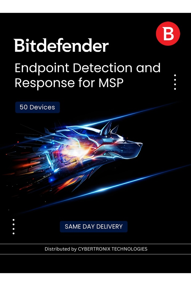 Endpoint Detection and Response for MSP 50 Devices | Digital License | SAME DAY DELIVERY