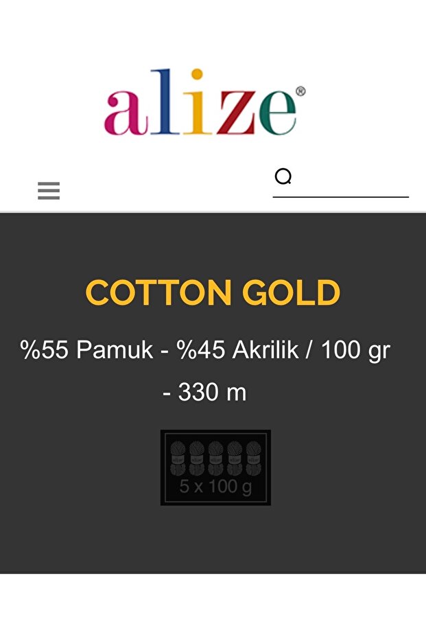 Cotton Gold 5*100gr - 3