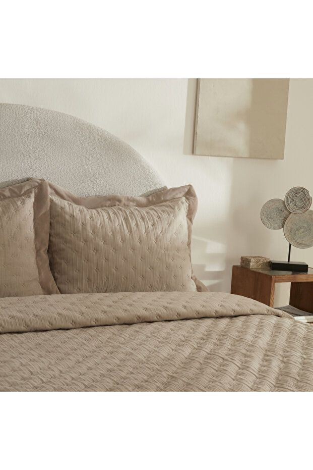 Taylor Double Bedspread Set Beige - 3