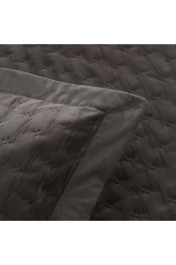Gilda Double Bedspread Set Gray - 5