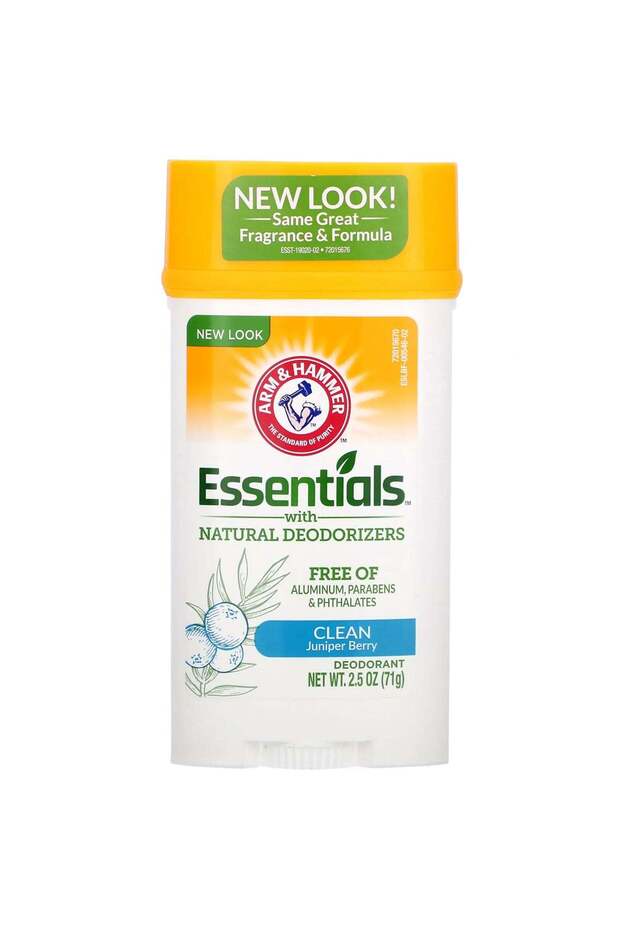 Arm & Hammer 24H Essentials Deodorant Stick with Juniper Berry - aluminum free, parabens free, phtha
