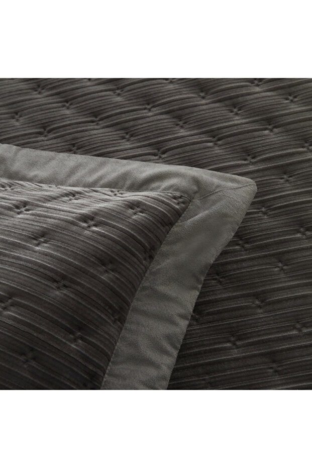 Taylor Double Bedspread Set Anthracite - 5