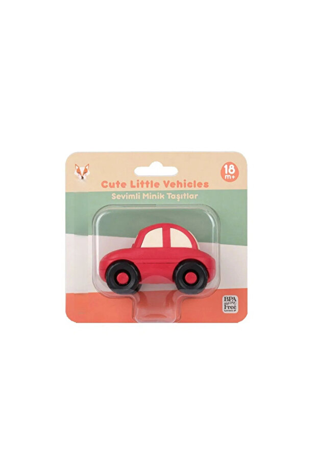 Cute Car Single Red - 1