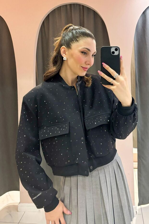 TAŞLI KISA MONT - 1