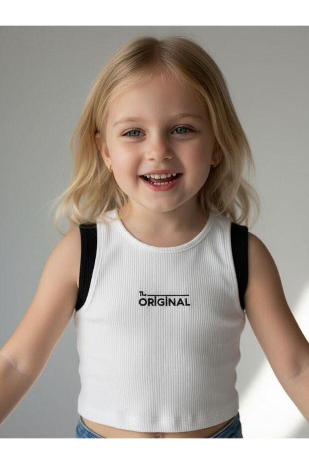 Girl's Cotton Fitted Crop Blouse