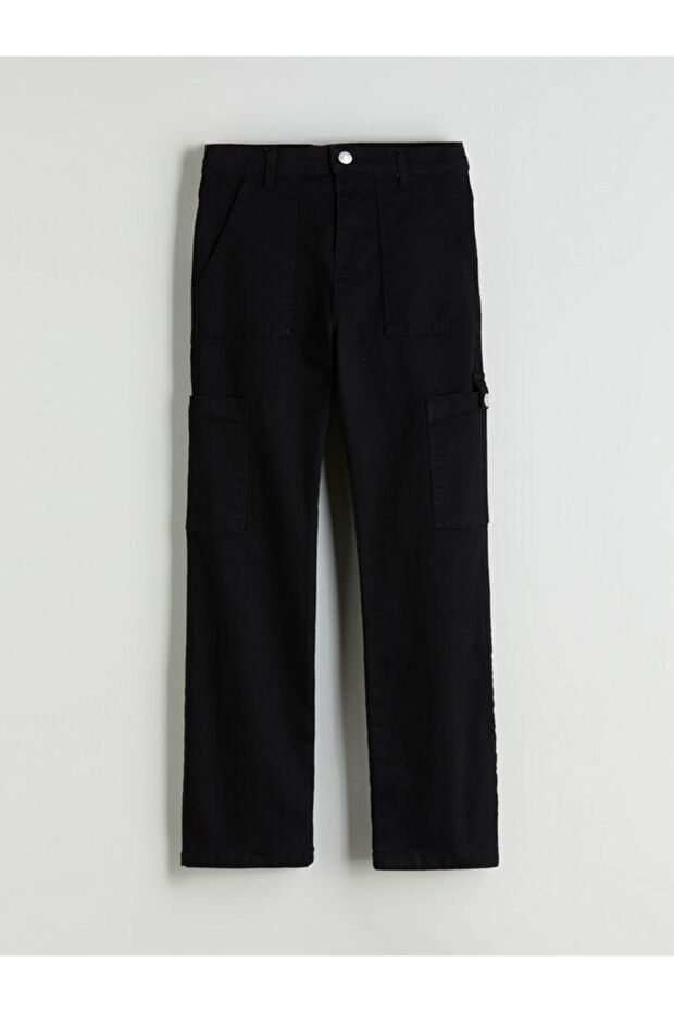Esvab • Modern & Distinctive Slim Fit Girls' Cargo Jean Pants