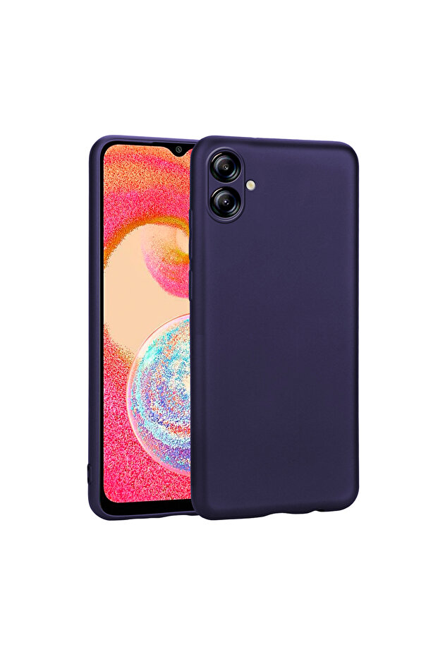 غطاء حماية سيليكون CPPL Premier لهاتف جالاكسي A07 - أزرق داكن - 1