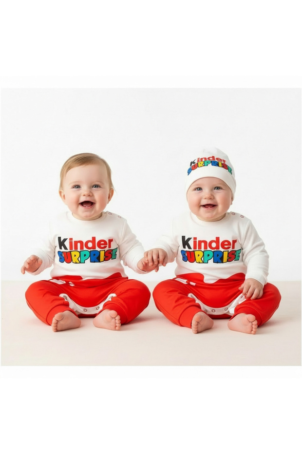 Baby Surprise Egg Hat Jumpsuit 100% Cotton