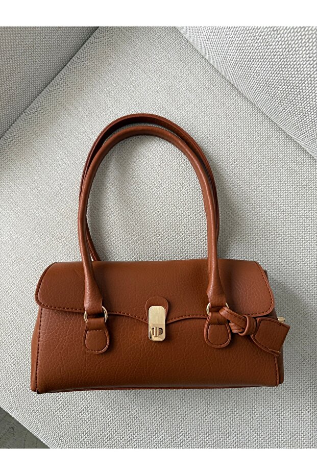 Tan Women's Handbag |   Stylish & Daily Use |   Multicolor |   Modern Design Lock Pendant with Detailed Design