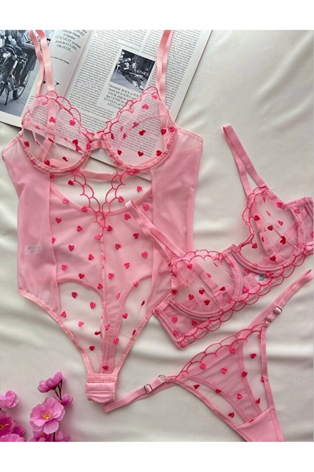 Pembe 3’lü set - 1