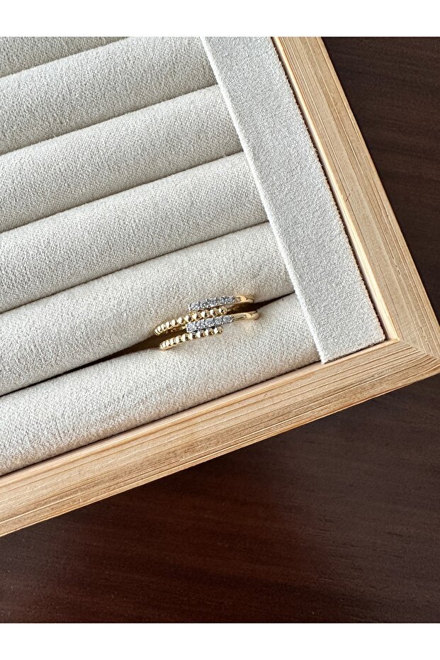 Çift Renkli Şerit Yüzük - 2