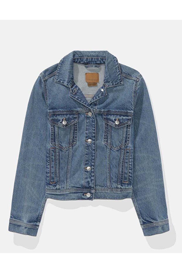 سترة دينم كلاسيكية من AE Striged - 3