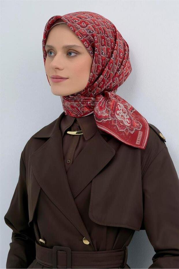 وشاح حرير ساتان 9518D E26YA9518D01-02