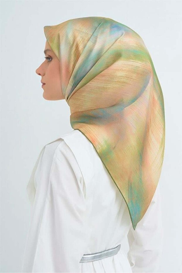 وشاح حرير ساتان 9513D E26YA9513D01-07