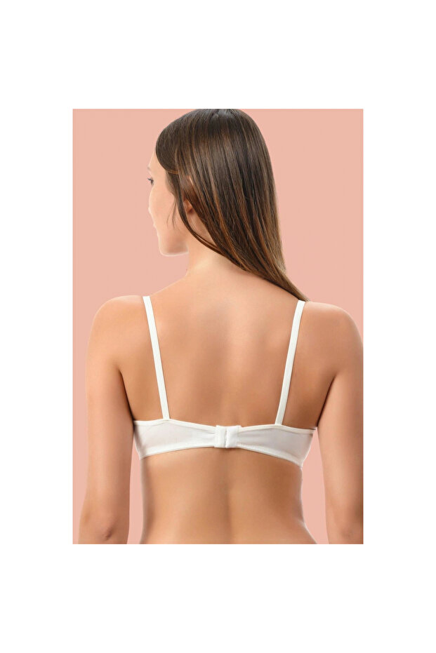حمالة صدر واحدة مبطنة باللون الأبيض - 3