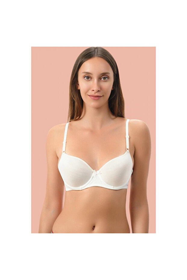 حمالة صدر واحدة مبطنة باللون الأبيض - 2