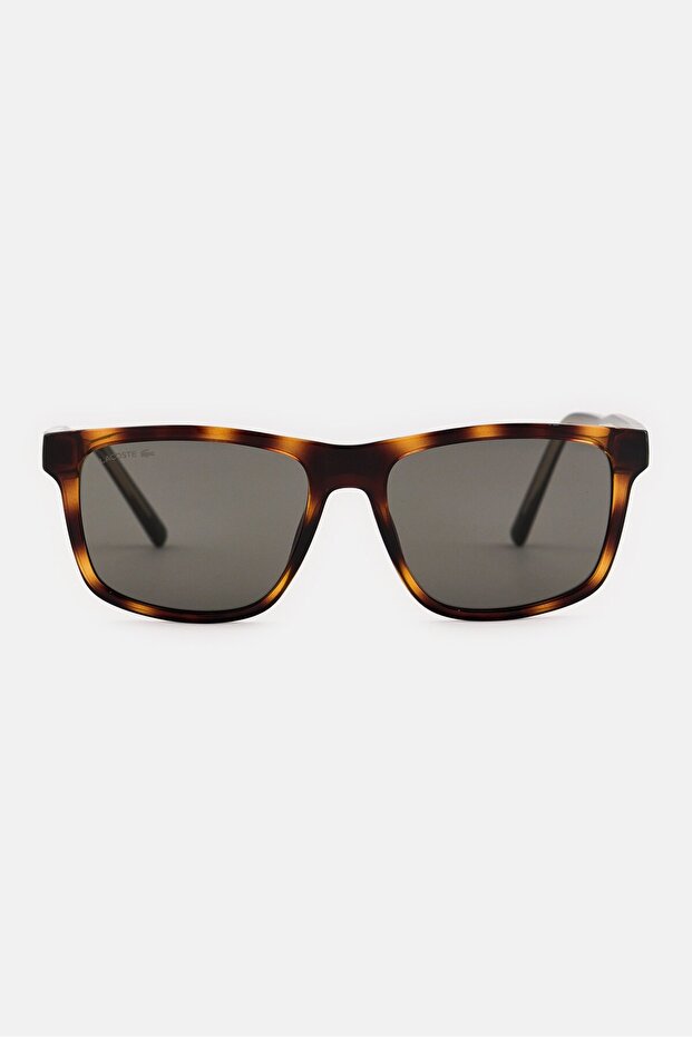 Men L6025S Square Sunglasses, Havana Brown - 1