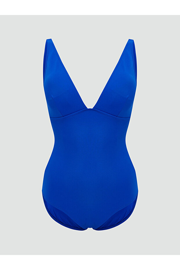 Lcw Dream Blue Women's Swimsuit with Removable Pad