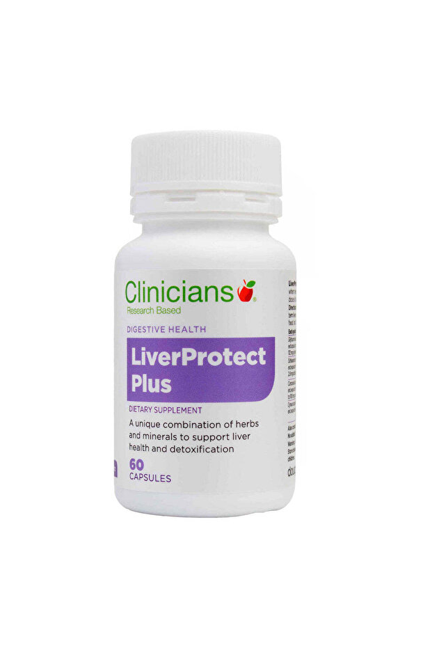 Clinicians Liver Protect Plus Digestive Support Supplement - no added sugar