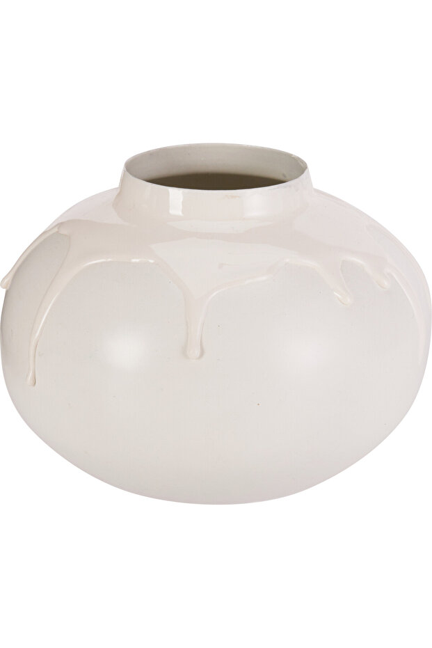 Ceramic vase, white - 4