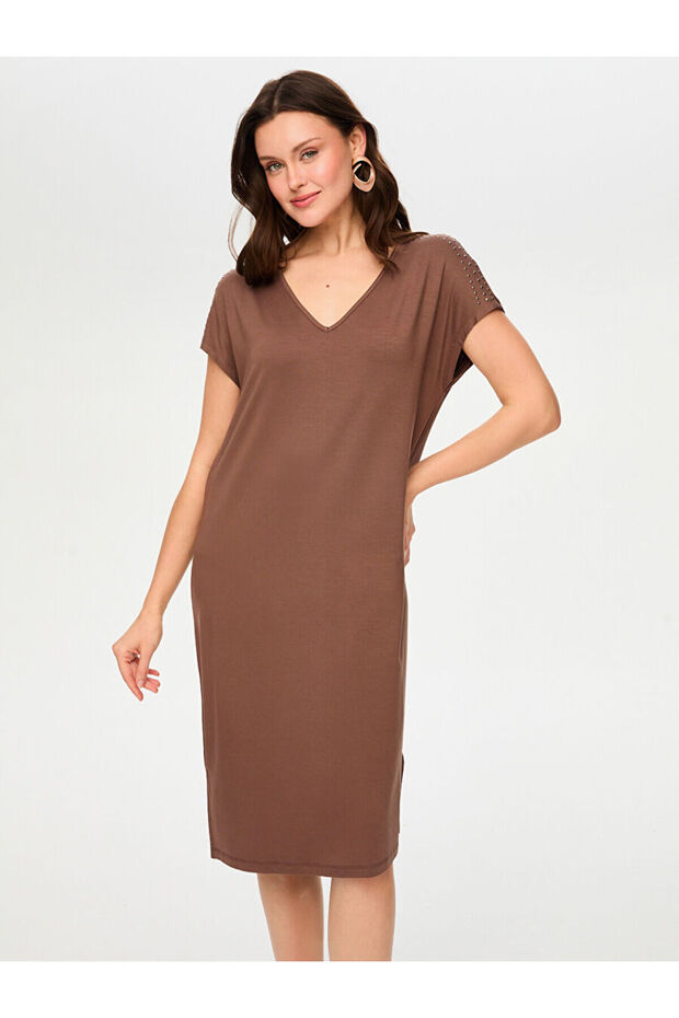 Troklu Örme Elbise S26ELB002 - 3