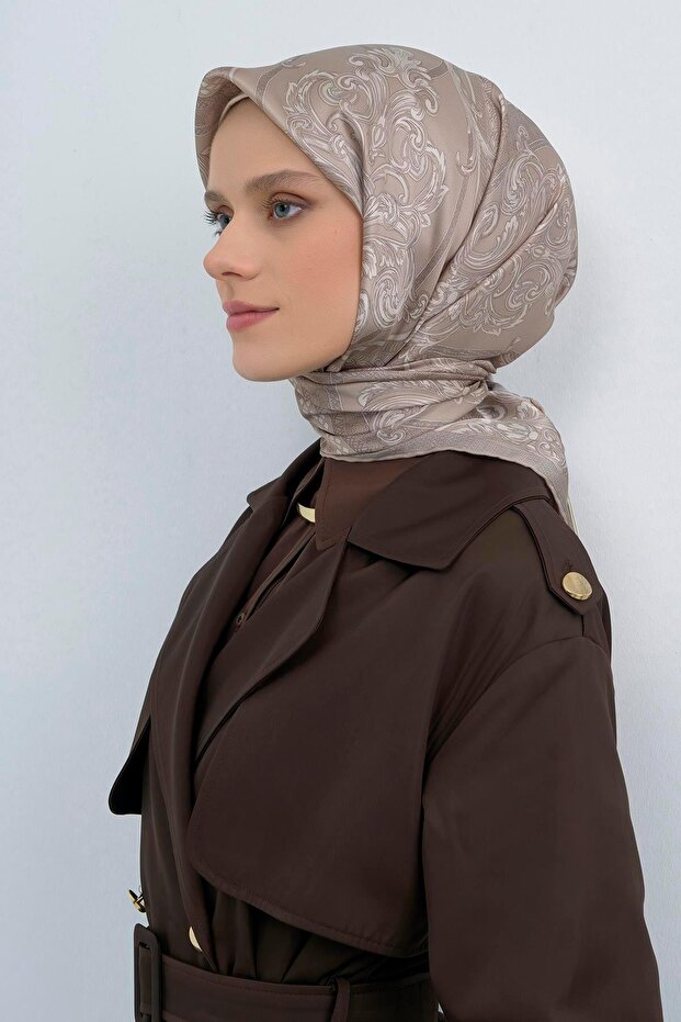 وشاح حرير ساتان 9537D E26YA9537D01-54