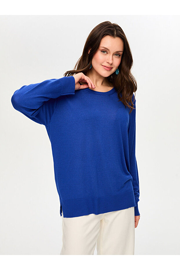 Bisiklet Yaka Basic Triko Bluz S26TRB018 - 3