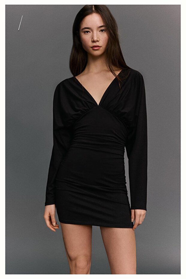 Funky mini elbise - 5