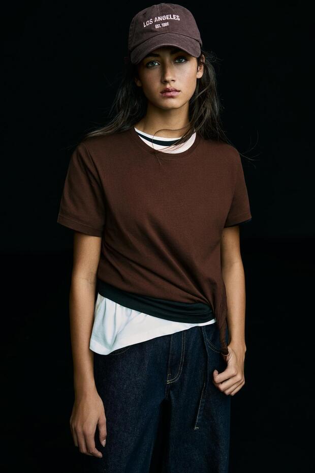 Kısa kollu basic tişört - 3