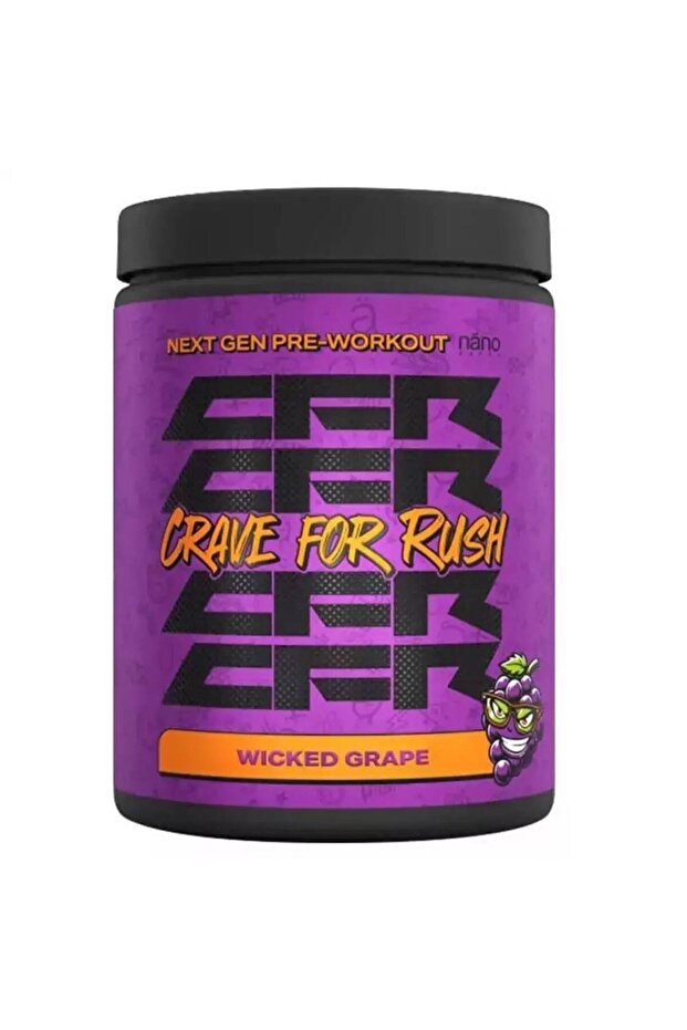 نانو سبس - كريف فور راش ما قبل التمرين (400 جم) - Crave For Rush pre - عنب