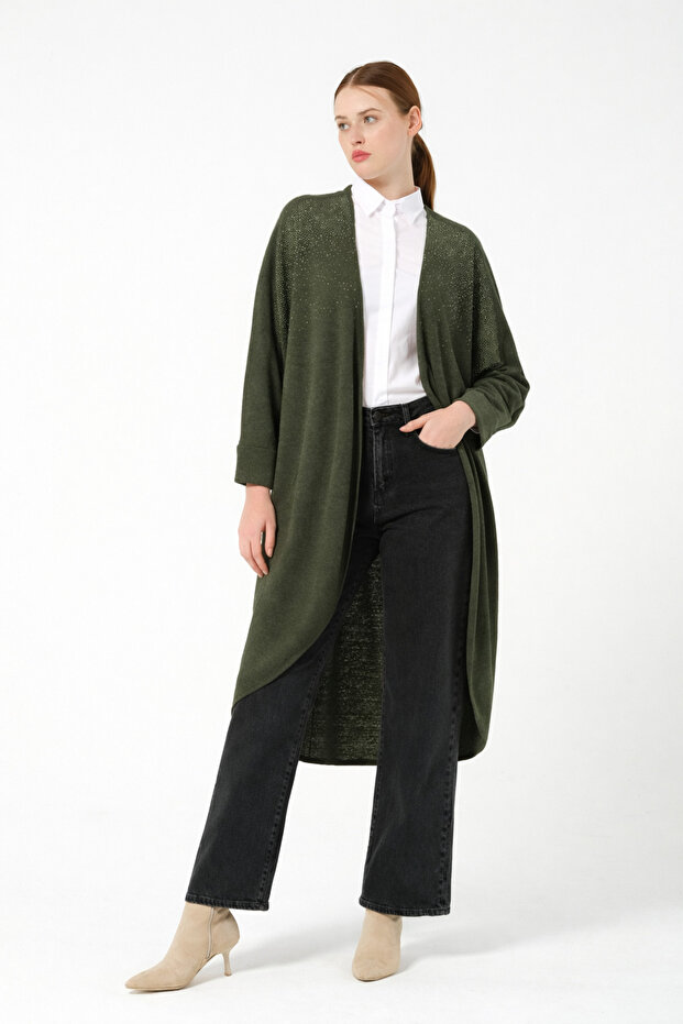 Hatunatila Oversize Row of Stones Hera Fabric Poncho 8555