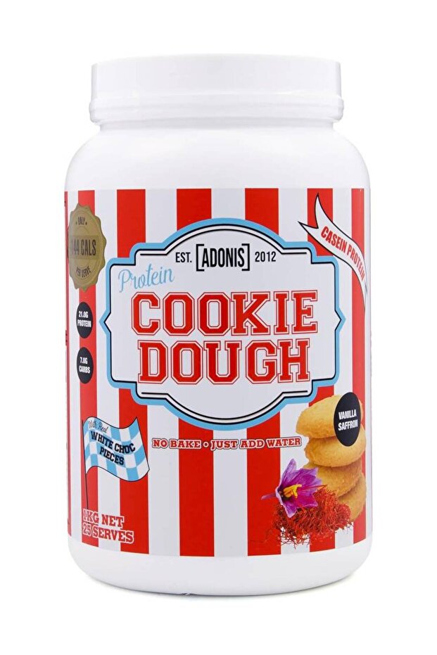 ادونيس - بروتين كوكي دو - Protein Cookie Dough - 1 كجم - فانيليا زعفران