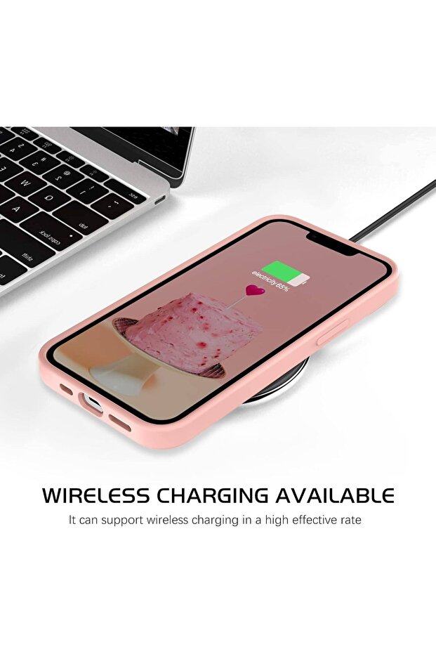 جراب حماية لهاتف آيفون 12، مقاوم للصدمات - وردي - 8