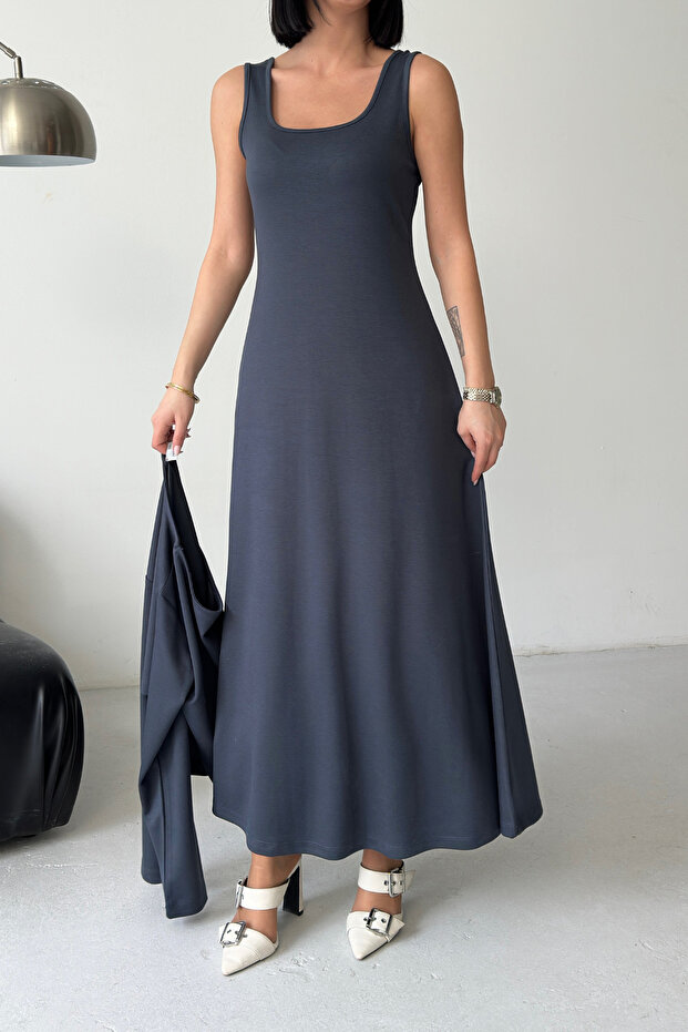 Tasarım Modal 2 Parçalı Elbise - 6