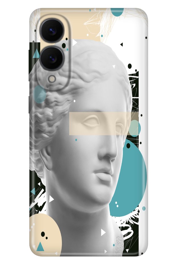 Galaxy S25 Edge Case Decorative Silicone Printed Cover Venus Pop Art