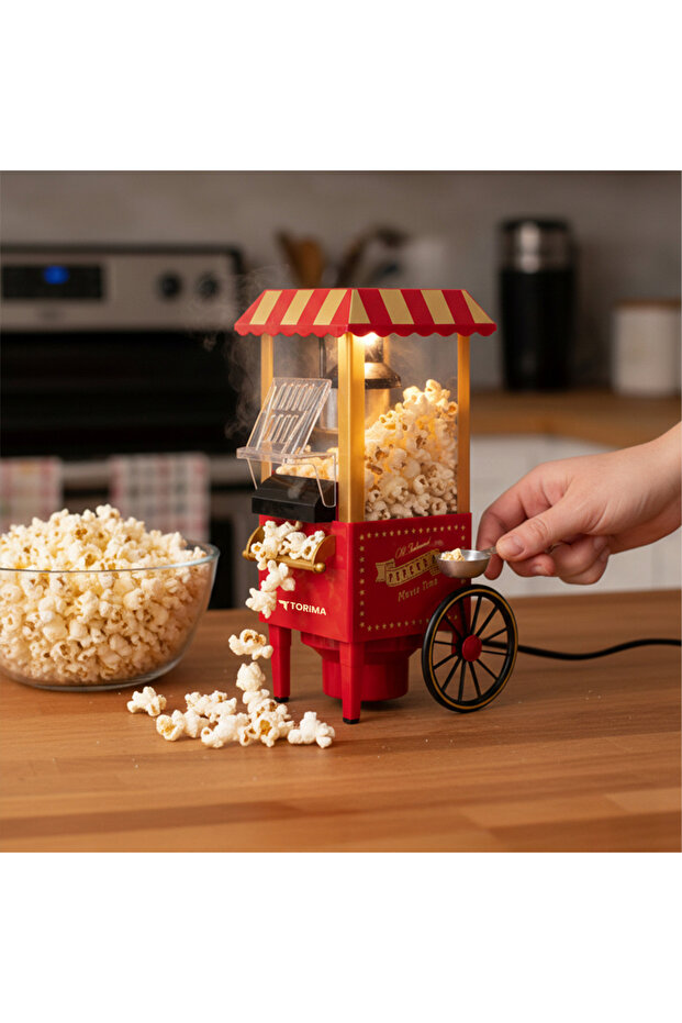 TPM-01 RED POPCORN MACHINE - 3