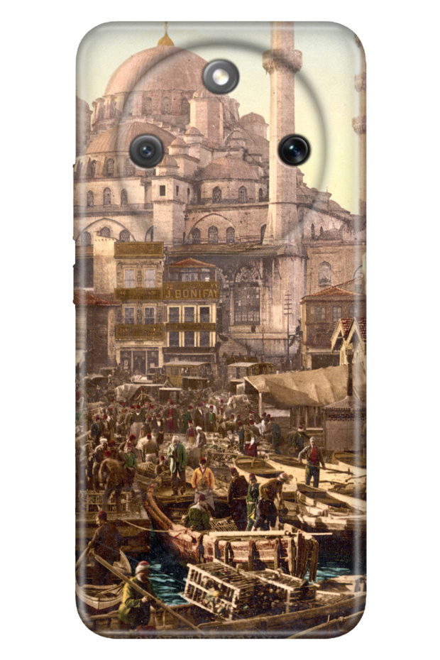 Honor Magic 8 Lite 6.79 "Case Colorful Silicone Printed Tpu Istanbul