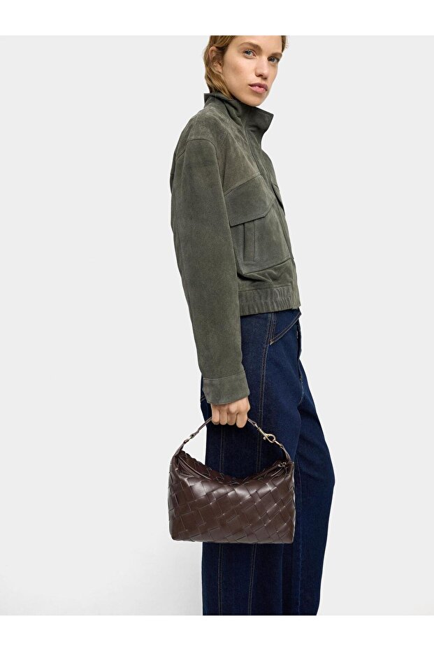 Örme Efektli Çanta - 1