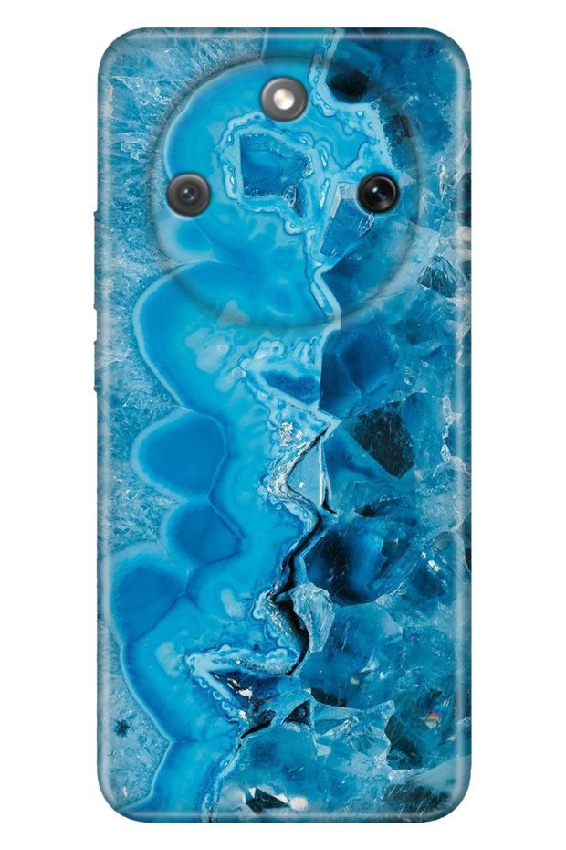 Honor Magic 8 Lite 6.79" Case Decorative Silicone Printed Cover Maldivian Amethyst