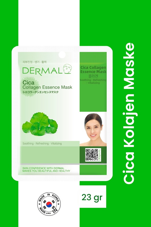 Cica Revitalizing, Renewing, Calming Centella Asiatica Extract Collagen Mask 23 Gr