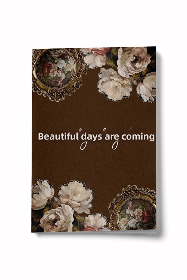 دفتر ملاحظات صغير مسطر من سلسلة Vintage 8 Beautiful Days مقاس A6