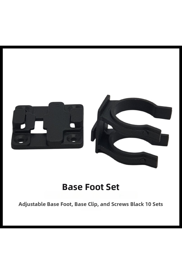 Bed Base Leg Set, 10 Cm, Black, 10 Sets - 6