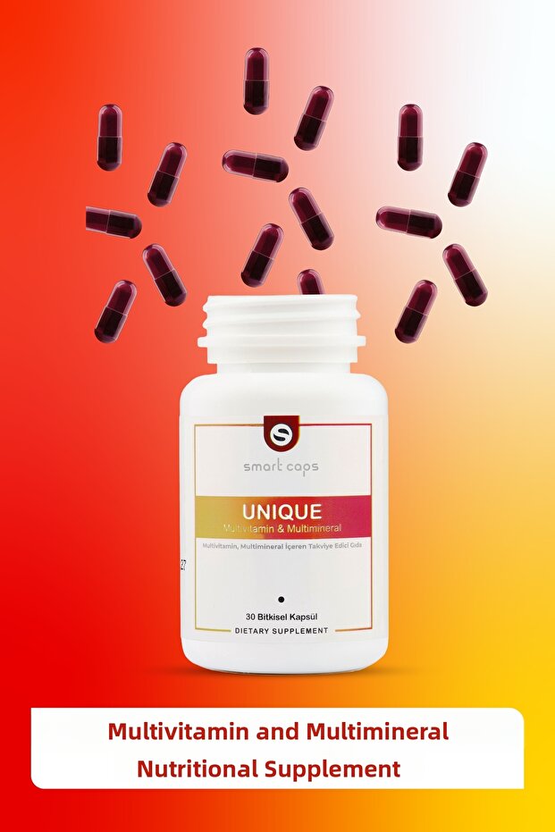 فيتامينات متعددة فريدة من نوعها/معادن متعددة 30 كبسولة - 1