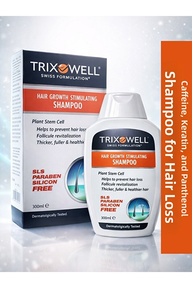 Herbal Shampoo Against Hair Loss (Does Not Contain Sls, Paraben and Silicone) Caffeine, Keratin Skt:01.2029