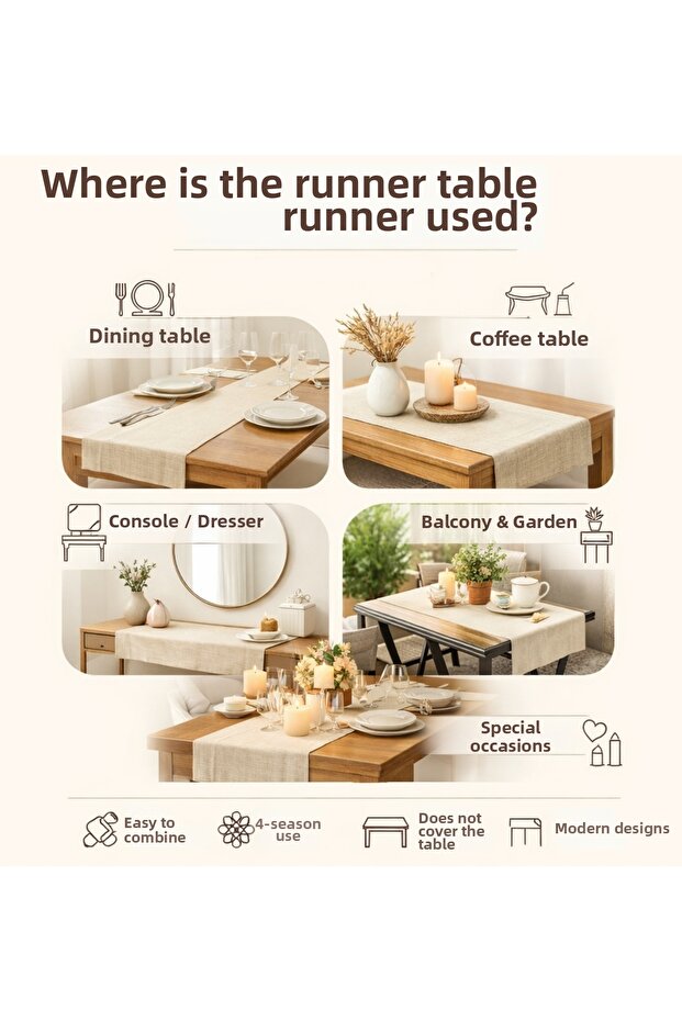 Square Patterned Runner 40 X 140 - 2