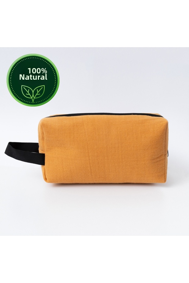 100% Muslin Cotton Mother Baby Makeup & Hand Bag |   Natural and Multi-Purpose