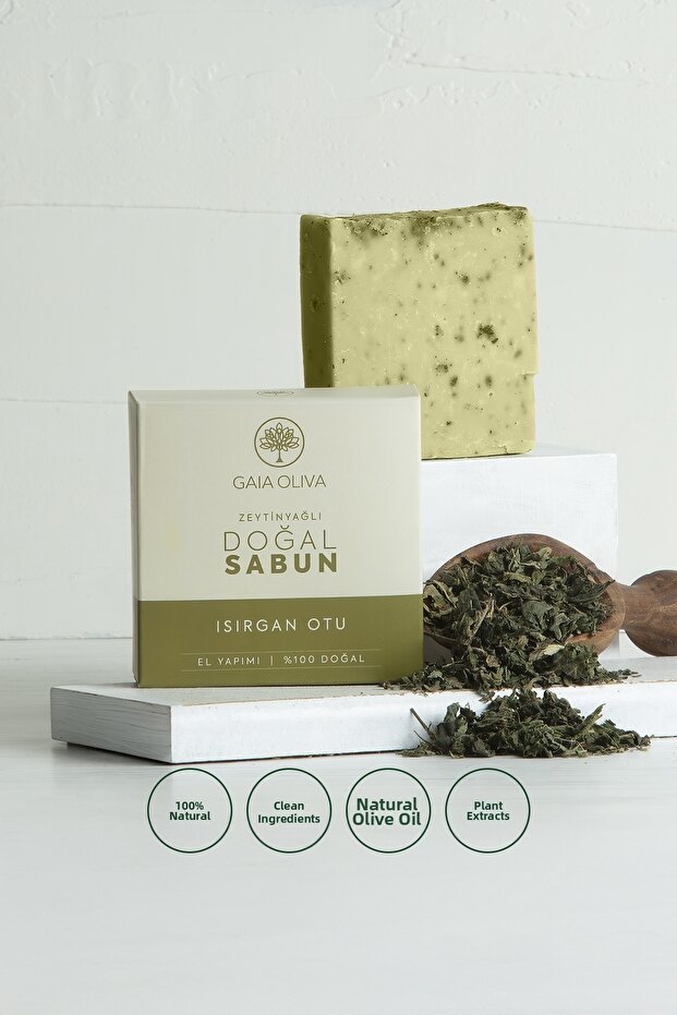 Handmade Natural Soap with Nettle and Olive Oil