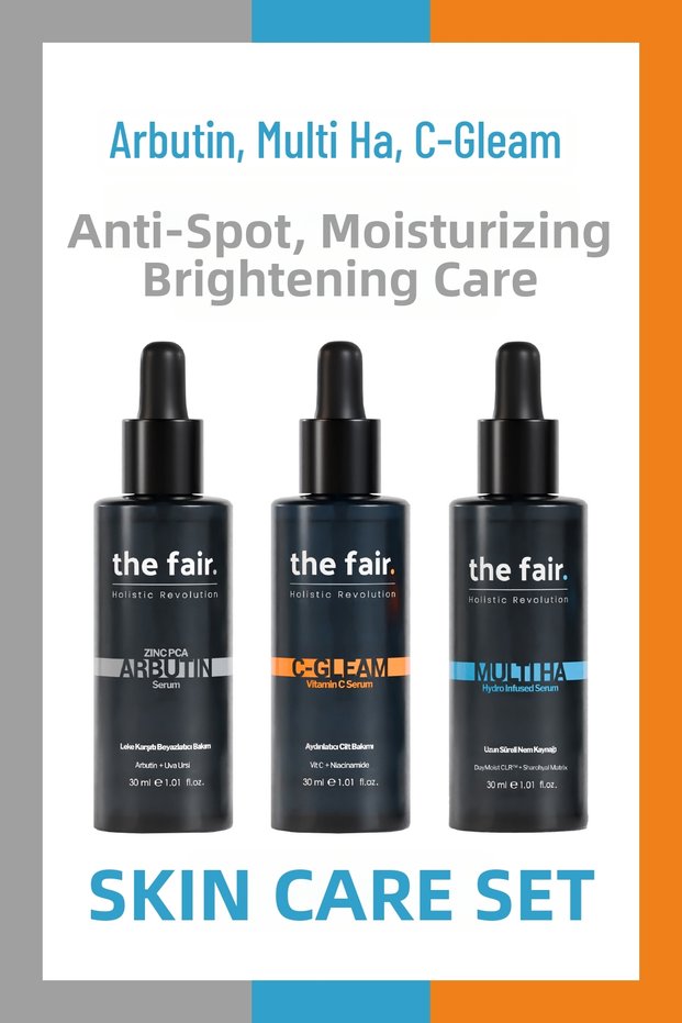 Anti-Blemish Moisturizing Brightening Vitamin C Skin Care Serum Set 30 ml 3 Pieces