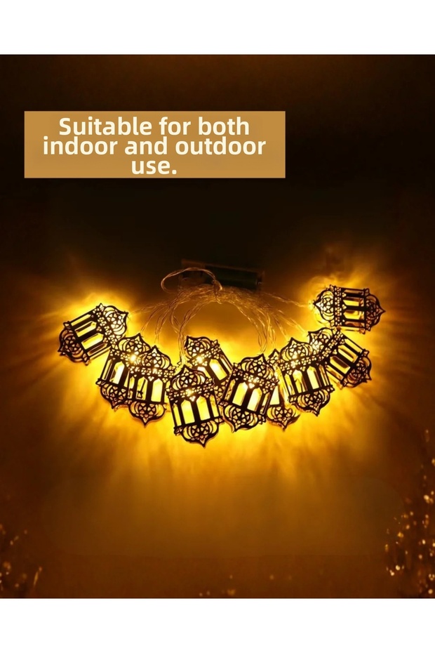 فانوس رمضان بإضاءة LED - 4