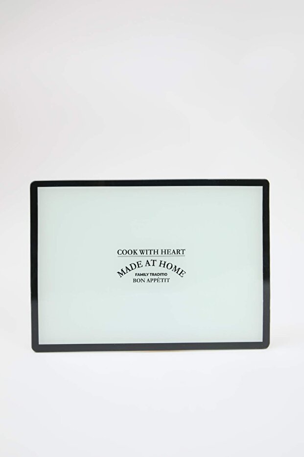Yazı Baskılı Cam Kesme Tahtası 35x25 cm TPHSS26KTH00001 - 3